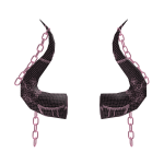 Pink Goth Horns