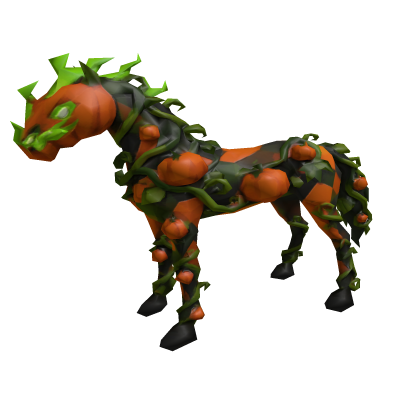 pumpkin horse mount