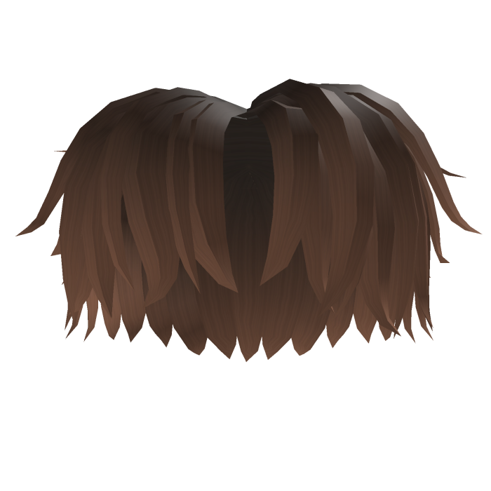 Long Messy Fading Brown Middle Part