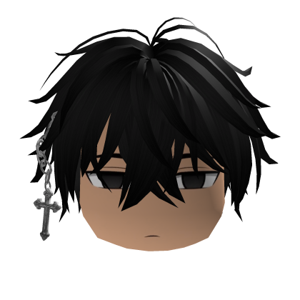 Cabelo de Menino Desordenado Preto