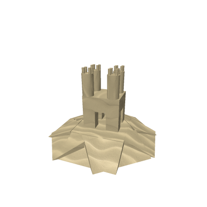 Sand castle for beach 