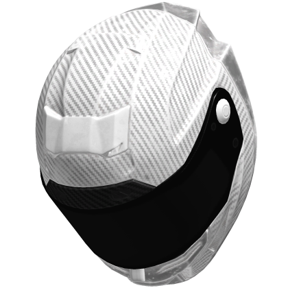 (Waist) White Motorcycle Helmet