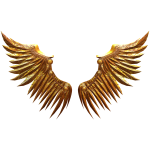 Gold Harbinger Wings