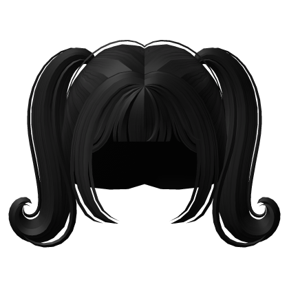 Fairy Swirly Pigtails Black