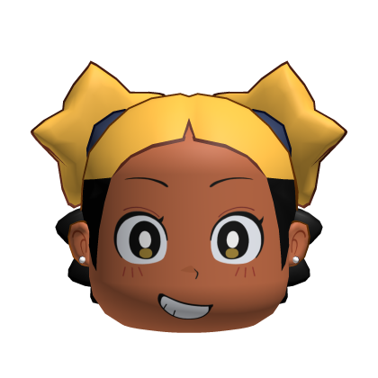 [⭐️] Aika Yellow Star Buns Hair  Roblox item
