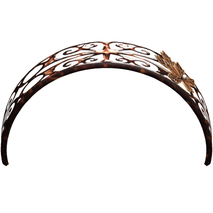 Dark Brown Boho Hippie Earthy Swirl Leaf Headband