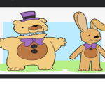 Fred bear an Spring Bonnie