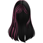 Long Wavy Hot Pink Hair
