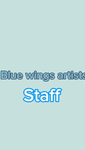 Blue wings artists staff group