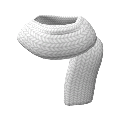 Roblox Item White Knit Scarf (3.0)