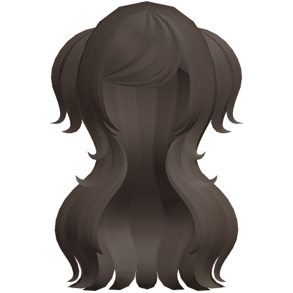 🐾 sweet fluffy curly long angel hair dark brown