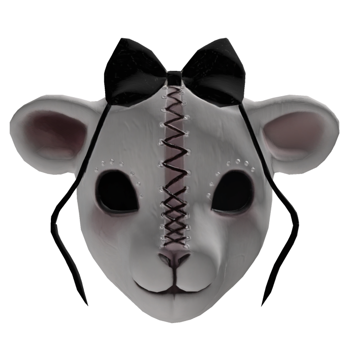 Sweet Little Goth Lamb Mask