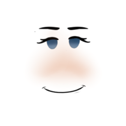 blue eyes blush Roblox decal