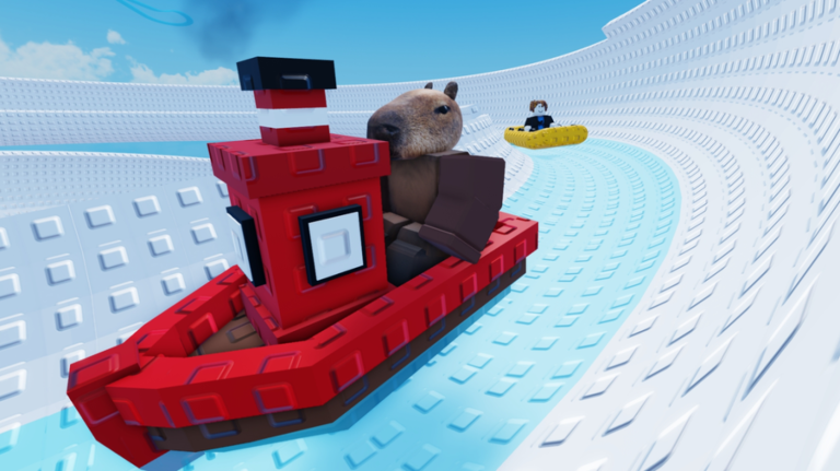 Ride a Boat Down a Waterslide screenshot 2