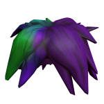 Green & Purple Scene Hair Messy & Modernized