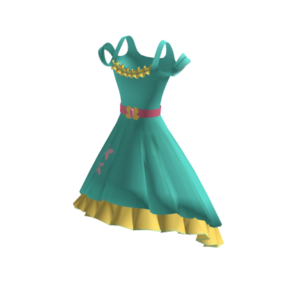 🦋 Fluttershy's Teal Flowy Dress Pony Mlp thumbnail