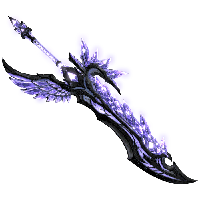 Emissive Crystal Wing Sword