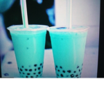 Blueberry Mocha boba