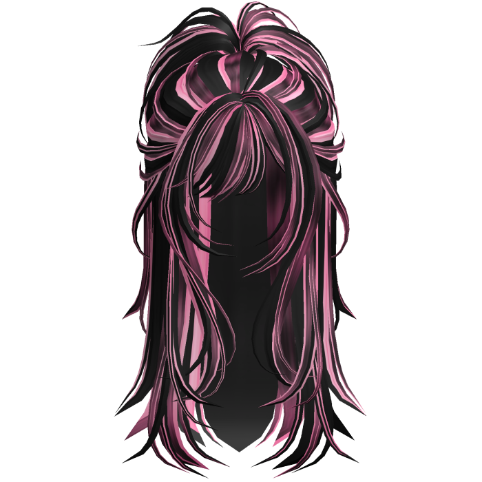 Wolfcut Spikey Half Up Pink Scene V2