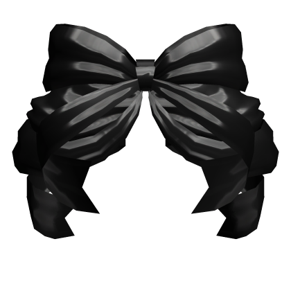 Princess Bow with Bustles in Black Roblox item