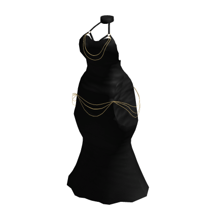 Chibi Doll Goddess Dress - Black