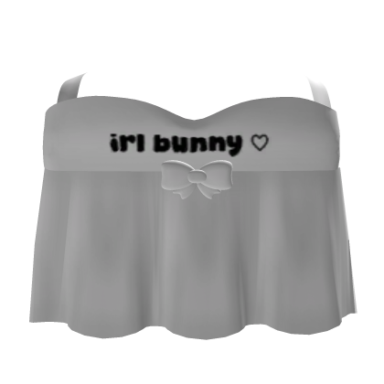 ♡ : cute bunny dress in white