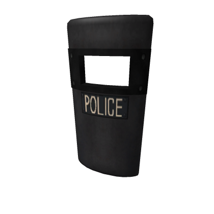 Police Riot Shield Back