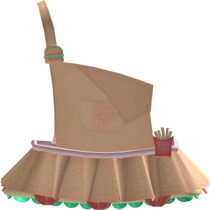 Dress Burguer Fast Food Cute Roblox item