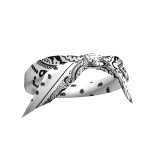 Front Head Bandana White