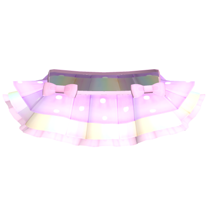 (｡ᴖ ཀ ᴖ)🍭 polka dot purple cotton candy tutu