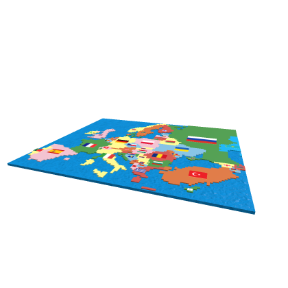 Europe Map (With Flags!)