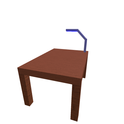 Table whith ##### blue light