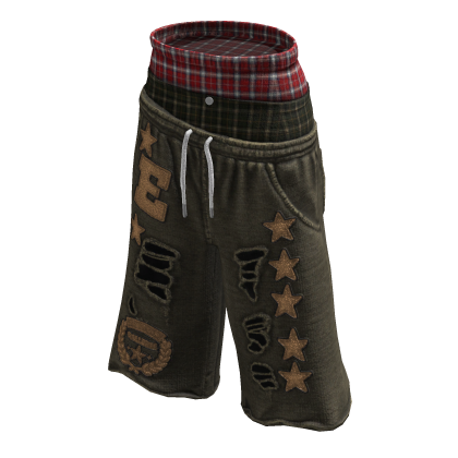 All Star Layered Shorts ⭐ (Green)