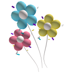 Birthday Flower Balloon
