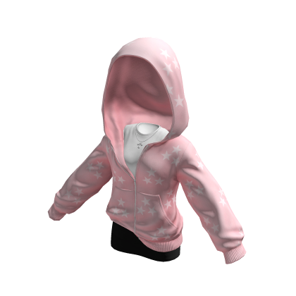 Y2K Outfit Set Pink Hoodie Skirt Cozy Overfit Top thumbnail