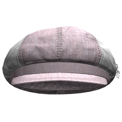 Simple Streetwear Newspaper Cap (Pink)
