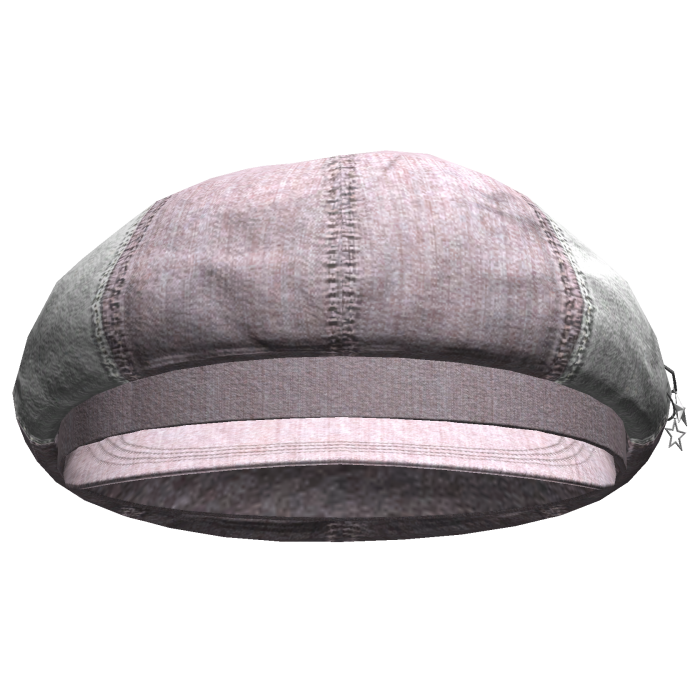 Simple Streetwear Newspaper Cap (Pink)