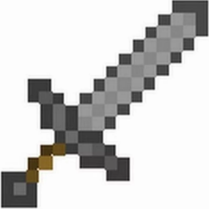 Minecraft stone sword Roblox decal