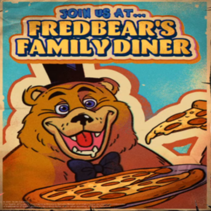 FNAF SB Fredbear Poster Roblox decal