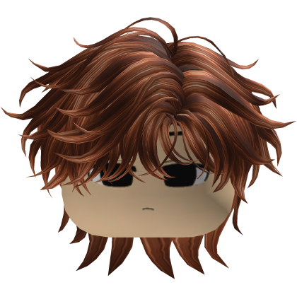 Garoto Y2k Fofo Hair Bagunçado Marrom Roblox item