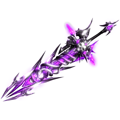 Glowing Doom Sword - Purple (Emissive)