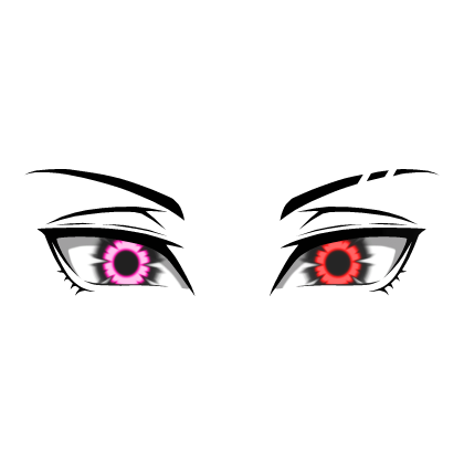 Anime Eyes Pink-Red thumbnail