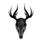 Dark Wendigo Skull