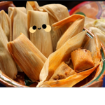 Los tamales con chamoy