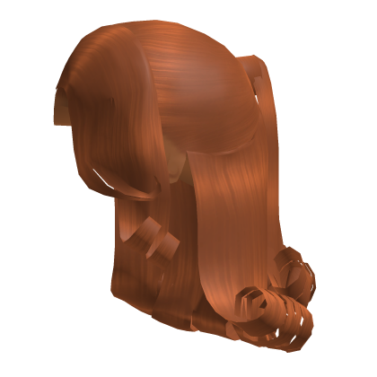Ginger Half Up Half Down Flipped Ends Roblox item