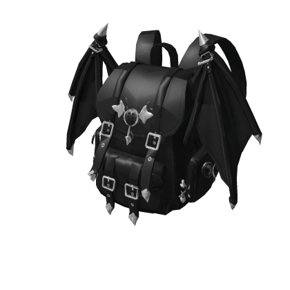 Black Emo Batwing Backpack Roblox item