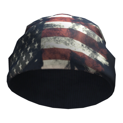 Faded Grunge US Beanie in Blue - Aldhelm Roblox item