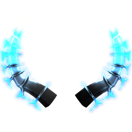 Glowing Emissive Frozen Ice Horns Roblox item
