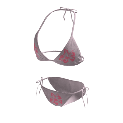 Pink Sakura String Bikini