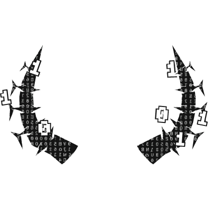 Classic Hacker Binary Code Horns